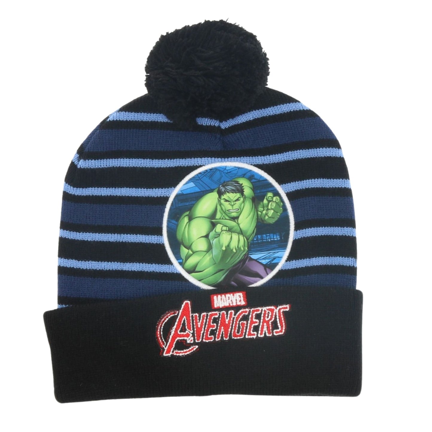 Avengers Wintermütze mit Bommel – Coole Onesize Mütze für Kinder