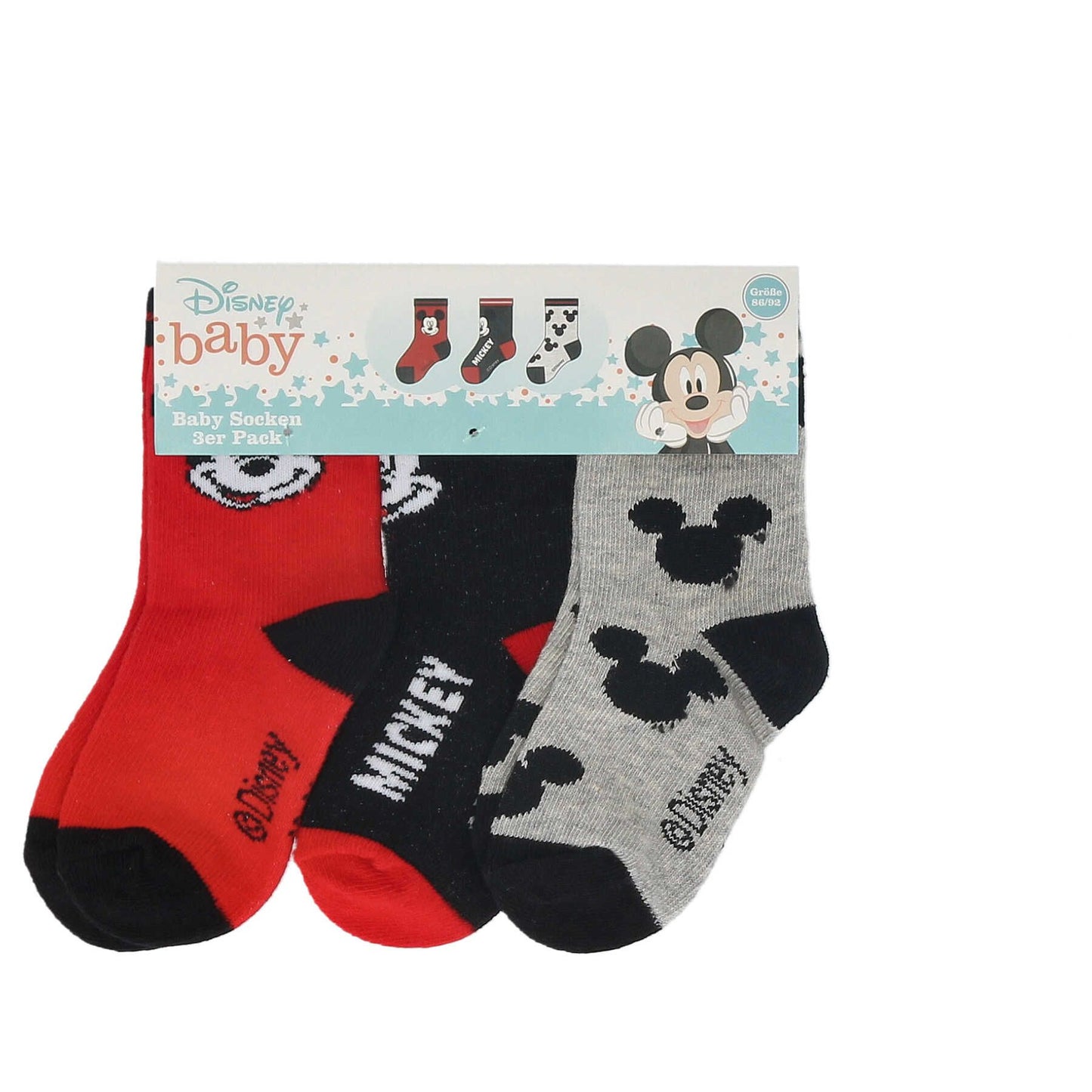 Disney Minnie Mouse Baby-Socken – 3er-Pack weiche & bequeme Söckchen