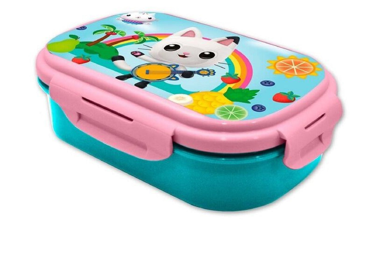Gabby's Dollhouse Lunchbox mit Besteck – Perfekte Bento-Box für Kinder