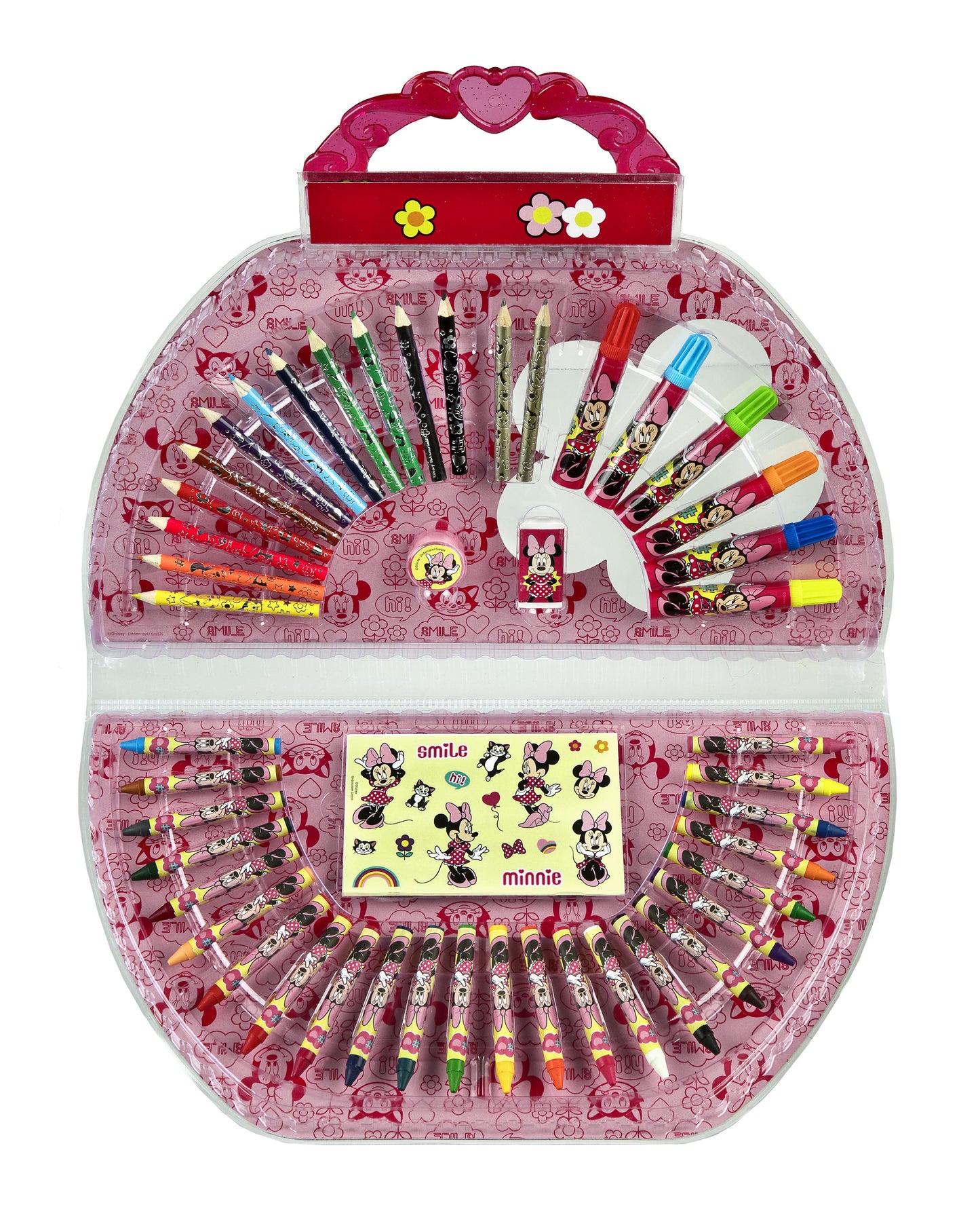 Disney Minnie Mouse Malset Farbset Zeichnungsbox - Das perfekte Kreativpaket für Kinder
