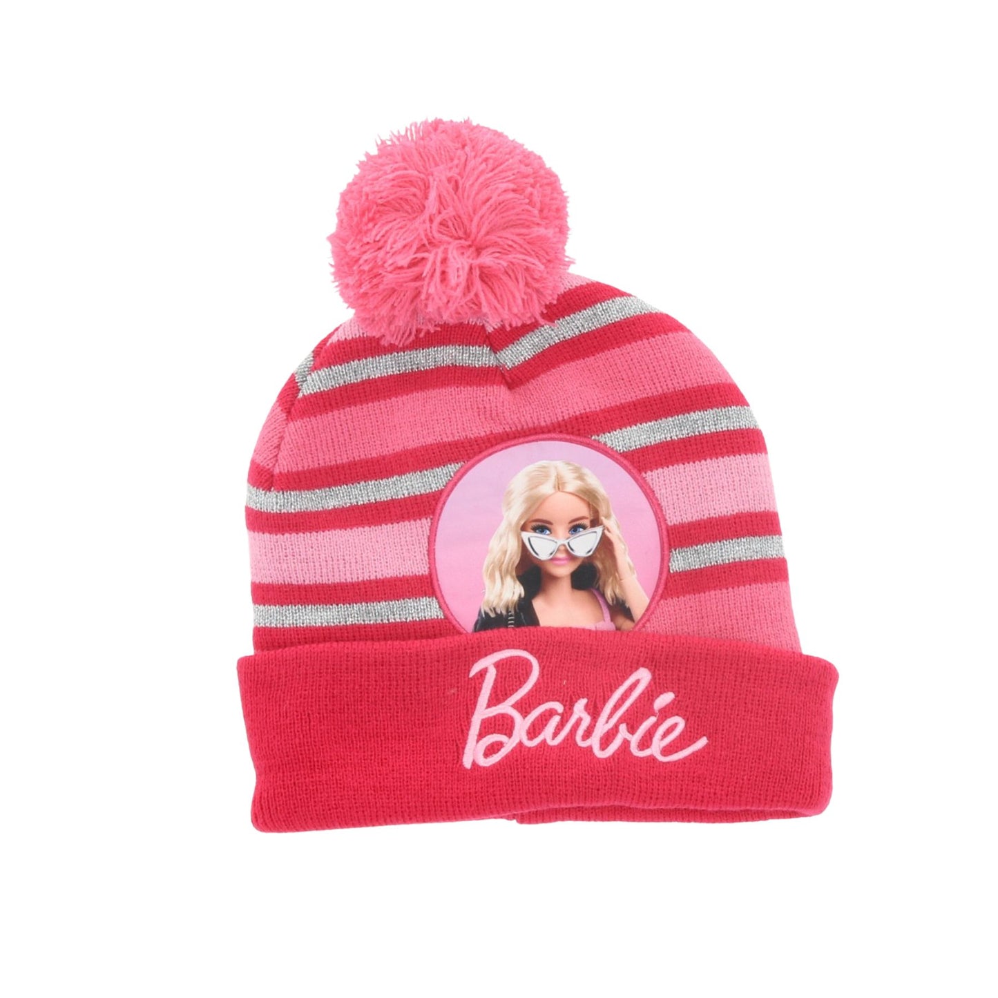 Barbie Bommel-Mütze – Warme Wintermütze für Kinder Onesize