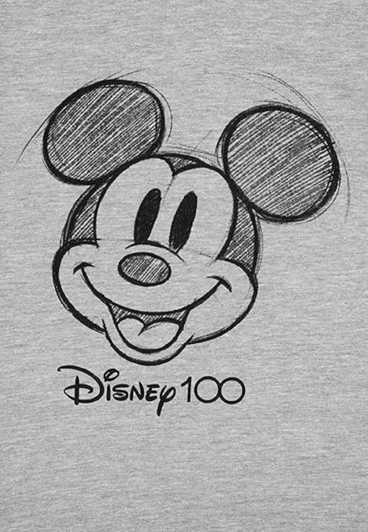Disney Micky Maus Kapuzenpullover Hoodie für Jungen Pullover mit Kapuze für Kinder Grau