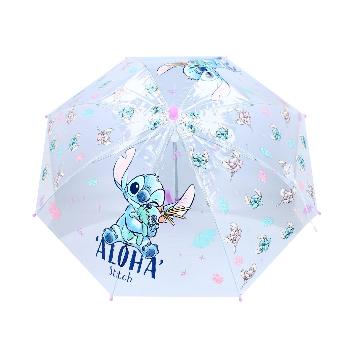 Lilo & Stitch Regenschirm ⌀71 cm – Großer und farbenfroher Stockschirm für Kinder