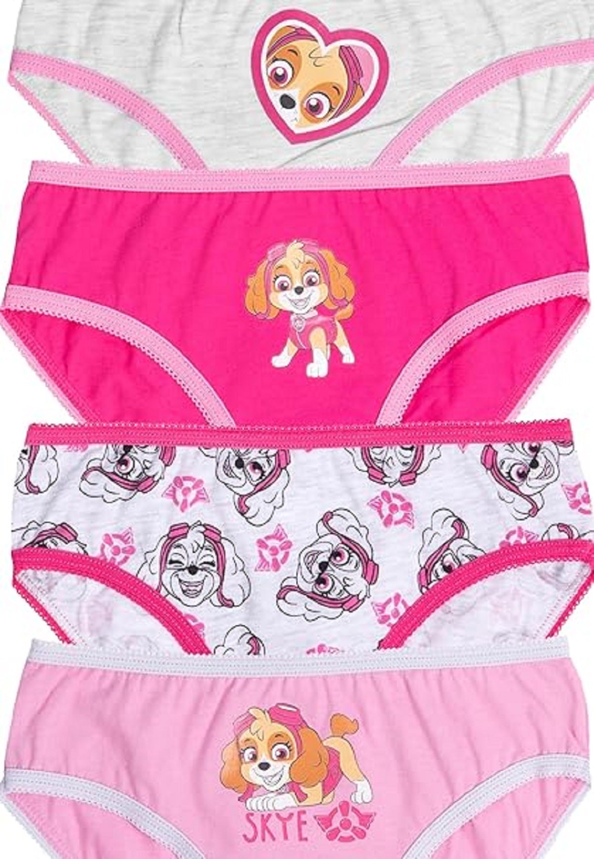 Paw Patrol Mädchen Unterhose 4er Pack – Bequeme Baumwolle für den Alltag