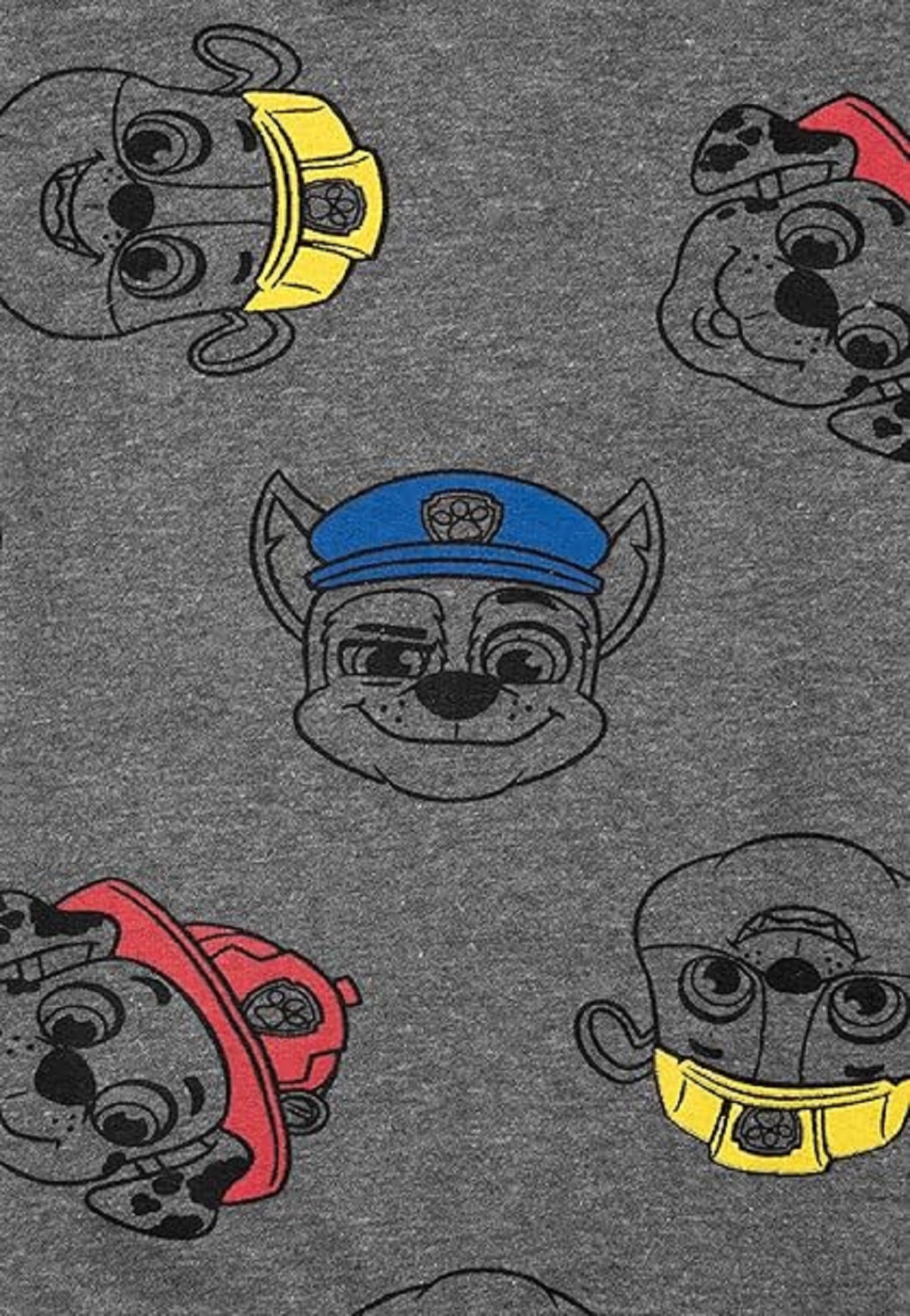 Paw Patrol Hoodie für Jungen Kapuzenpullover Pullover mit Kapuze Sweatshirt grau 86/92