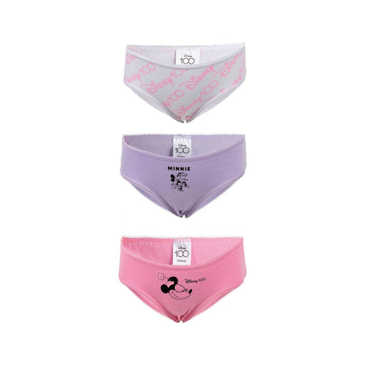 Disney Minnie Mouse 3er set Unterhose aus Baumwolle – Bequeme Kinderunterwäsche