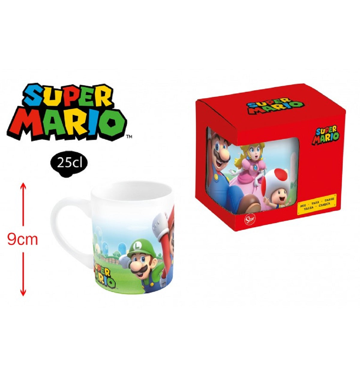 Super Mario Kaffeetasse – Hochwertige 250 ml Tasse für kleine Gamer