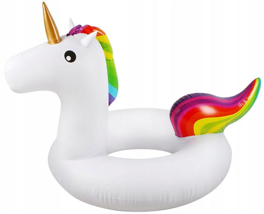 Aufblasbares Einhorn Pool Unicorn Schwimmring,  Strand Schwimmbad Spielzeug, Sommer Pool Luftmatratze
