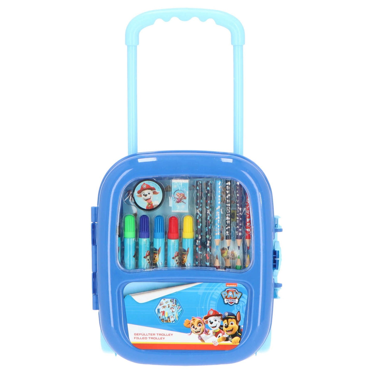 Paw Patrol Gefüllter trolley mit schreibwaren 20 Teile  für Kinder