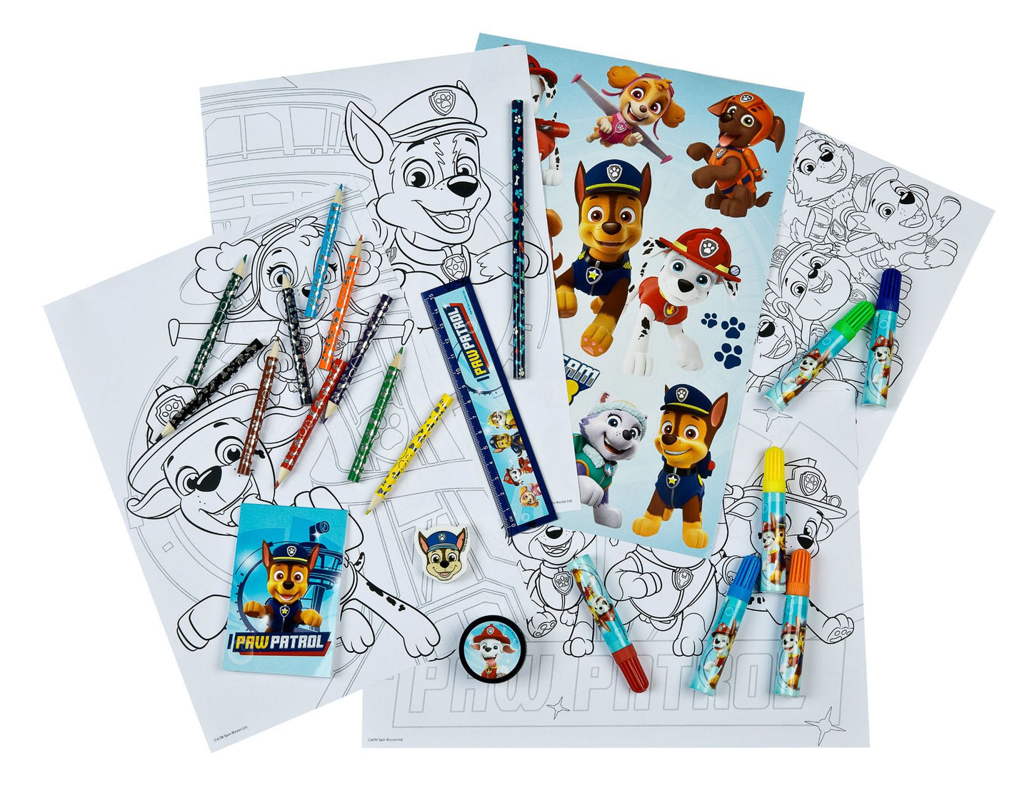 Paw Patrol Schreibwaren-Set – 35-teiliges Kreativset für Kinder