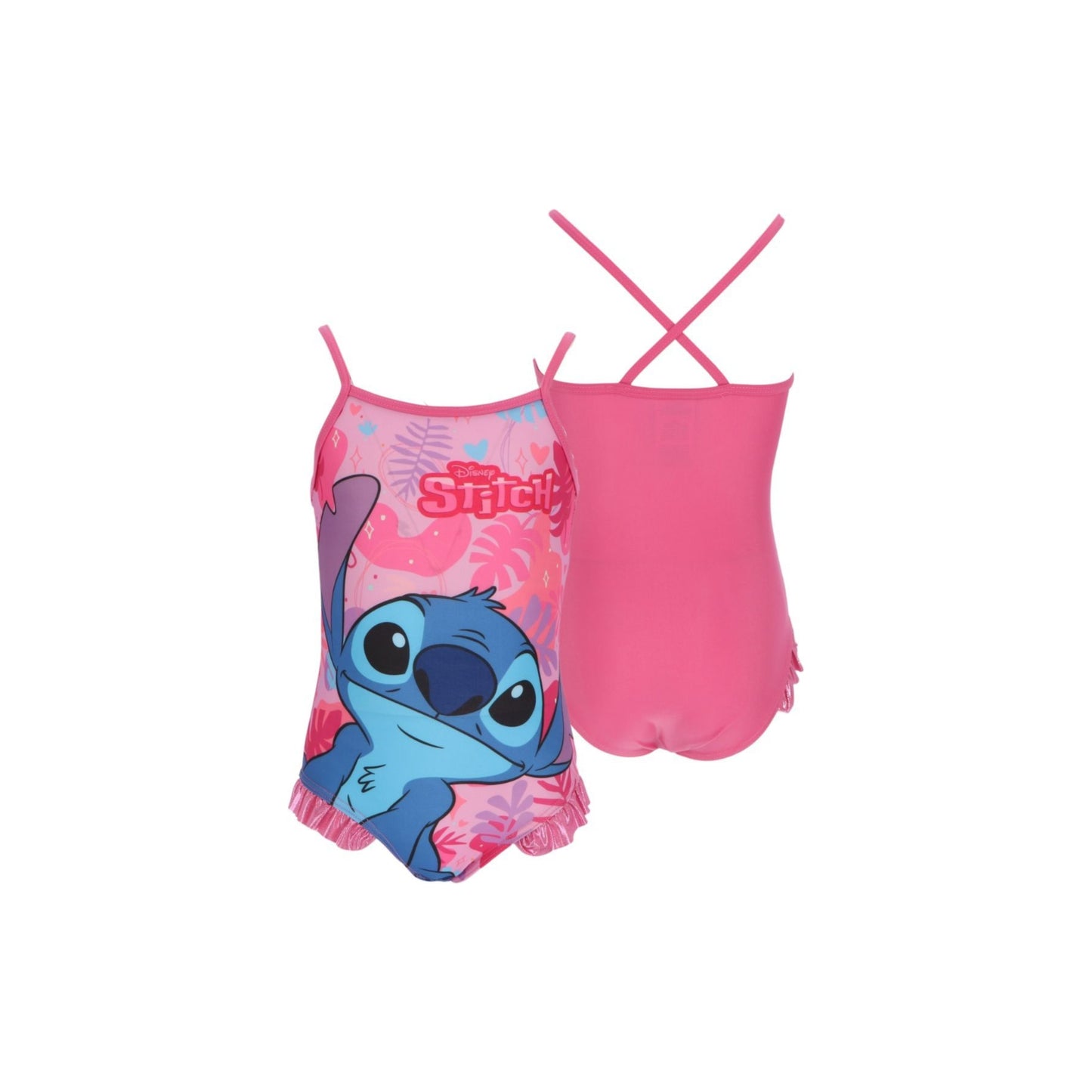 Lilo & Stitch Kinder Badeanzug Einteiler – Schwimmbad-Badeanzug für Mädchen