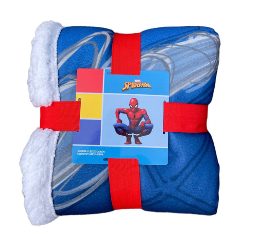 Spiderman Fleecedecke – Superhelden-Sherpa-Qualität, 150 x 100 cm