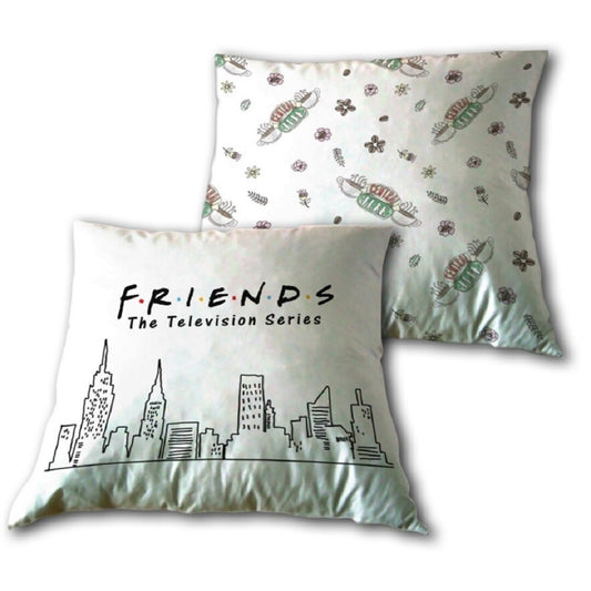 Friends Kissen – Kuscheliges Sofakissen mit ikonischem TV-Serien-Design (1 Stück)