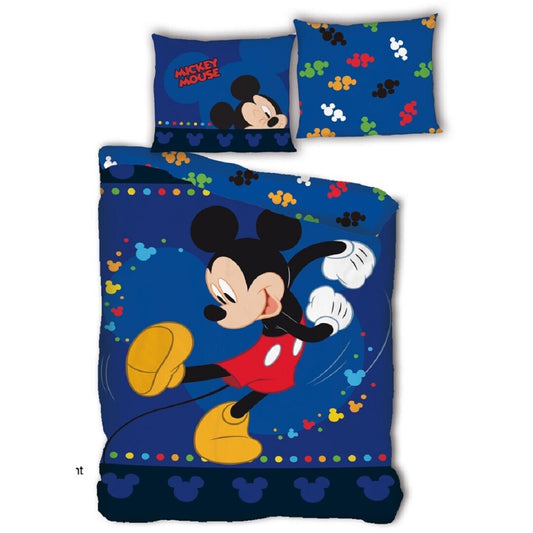 Mickey Mouse Bettwäsche 140x200 cm Weiches Microfiber Set für Disney-Fans