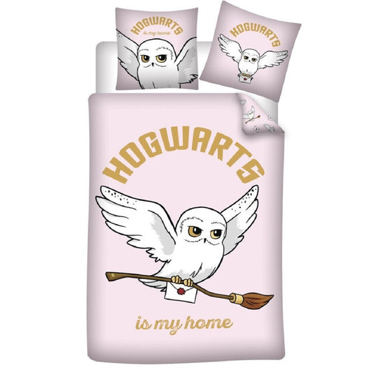 Harry Potter Bettwäsche-Set 140x200 cm Bettbezug und Kissenbezug aus 100% Polyester