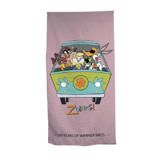 Warner Bros Strandtuch Großes Badehandtuch aus Baumwolle für Anime-Fans 140x70 cm