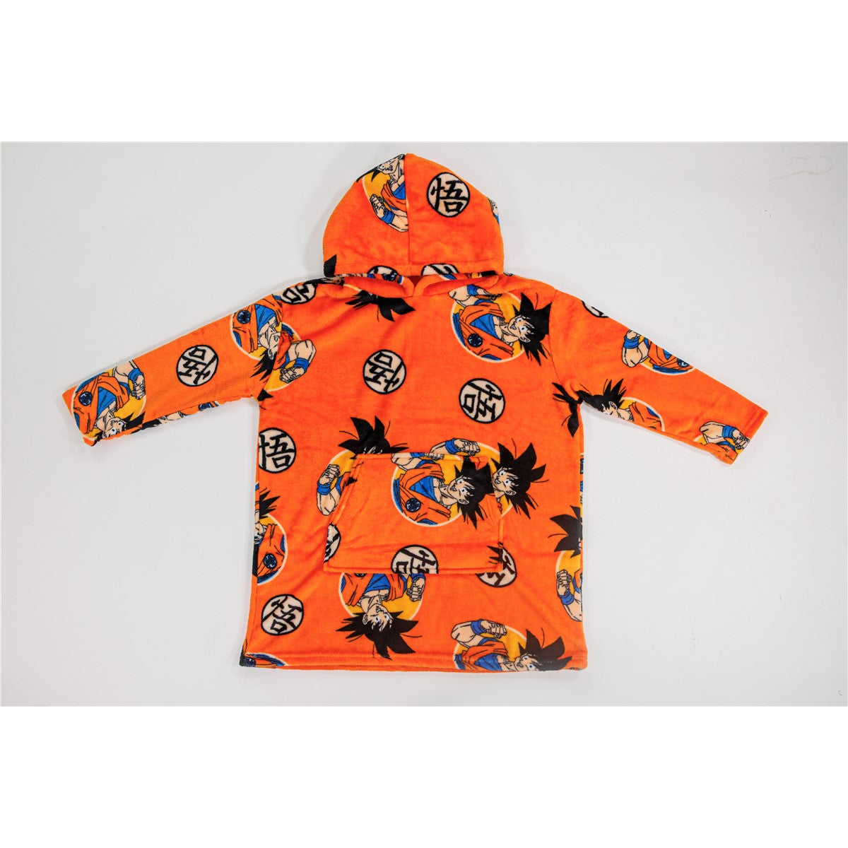 Dragon Ball Z Sweat Poncho Erwachsene XS–L Kuschelponcho mit Kapuze