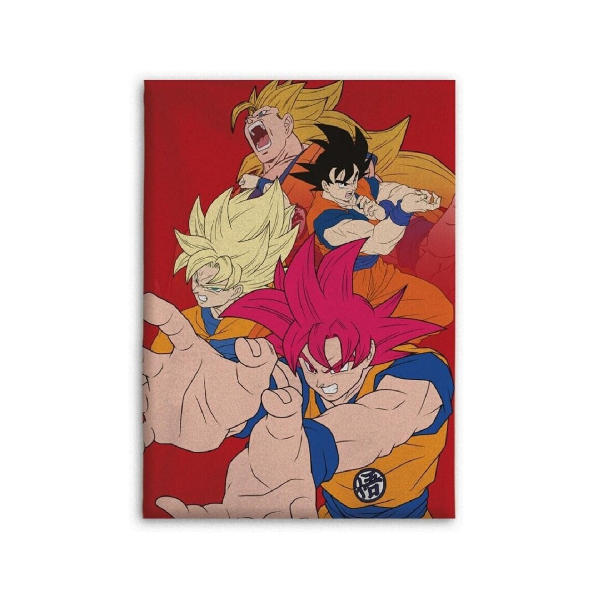 Dragon Ball Z Wohndecke – Weiches & leichtes Decke für Bett & Sofa (110x150 cm)
