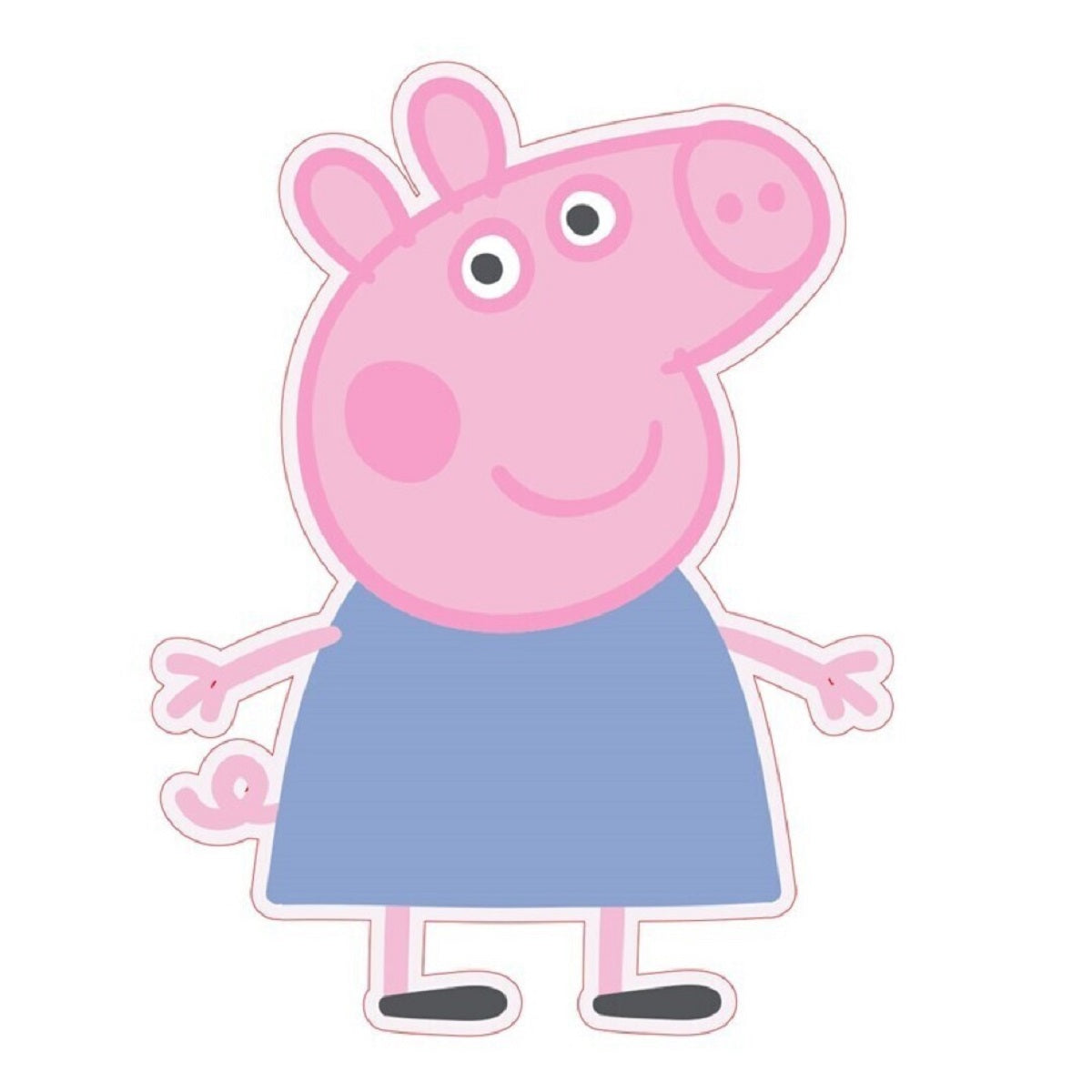 Peppa Pig Formkissen– Perfektes Couchkissen für Kinder & Erwachsene (1 Stück)