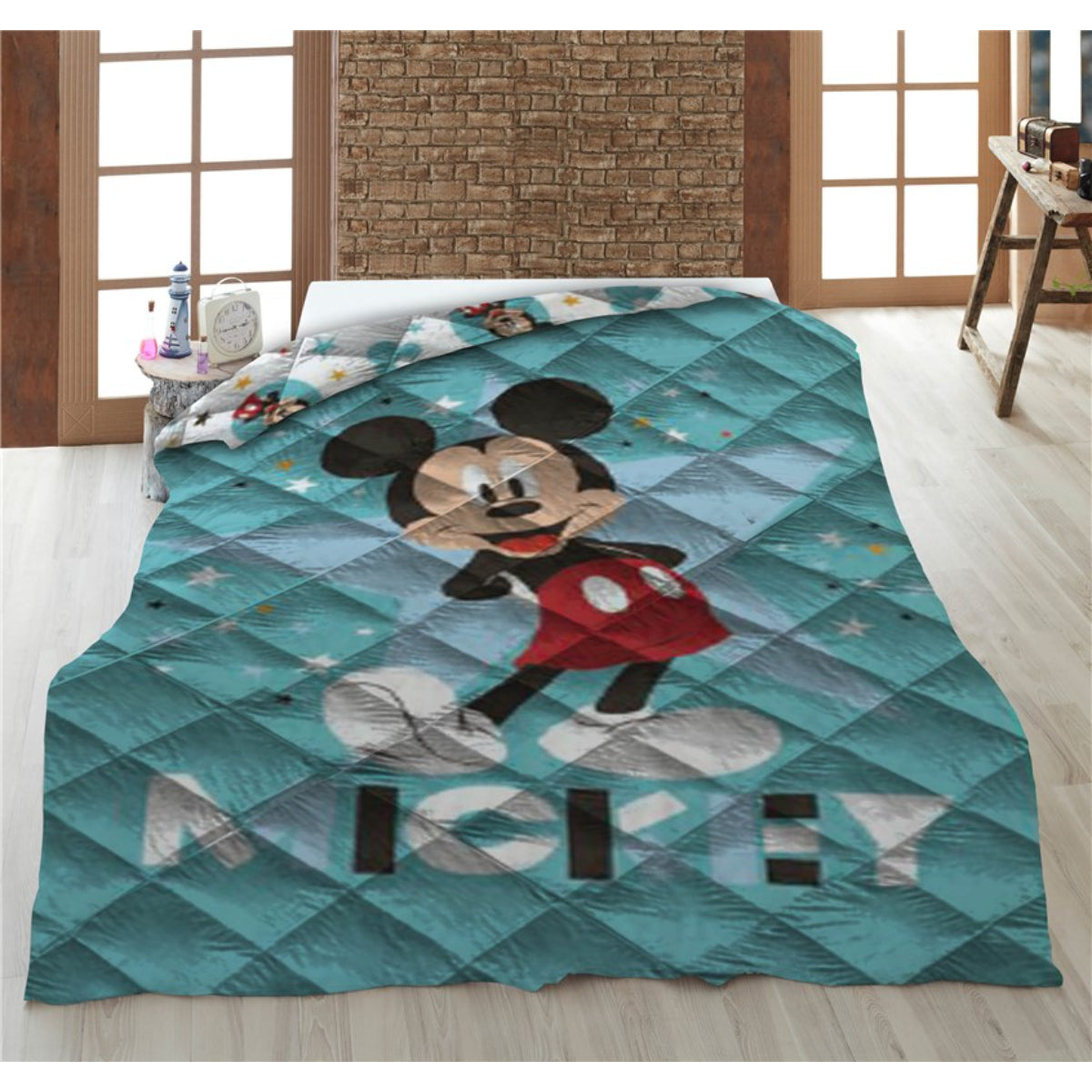 Disney Mickey Mouse Bettdeckenbezug 140 × 200 cm Schlafzimmer und Kinderzimmer
