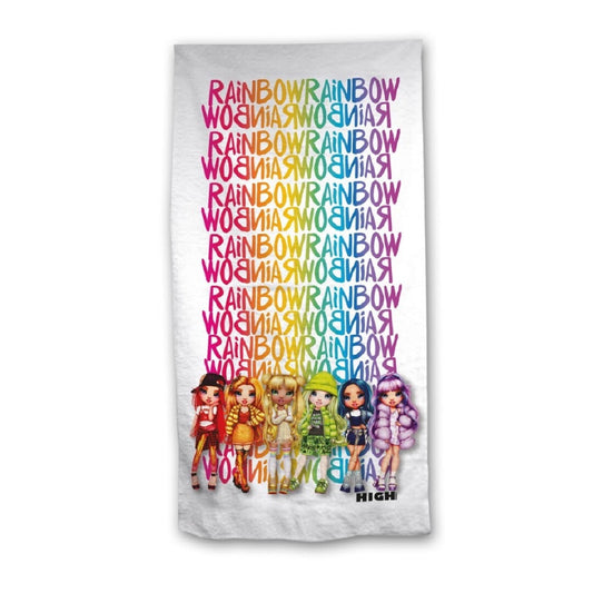 Rainbow High Strandtuch – 70x140 cm, 100% Polyester für den perfekten Strandtag
