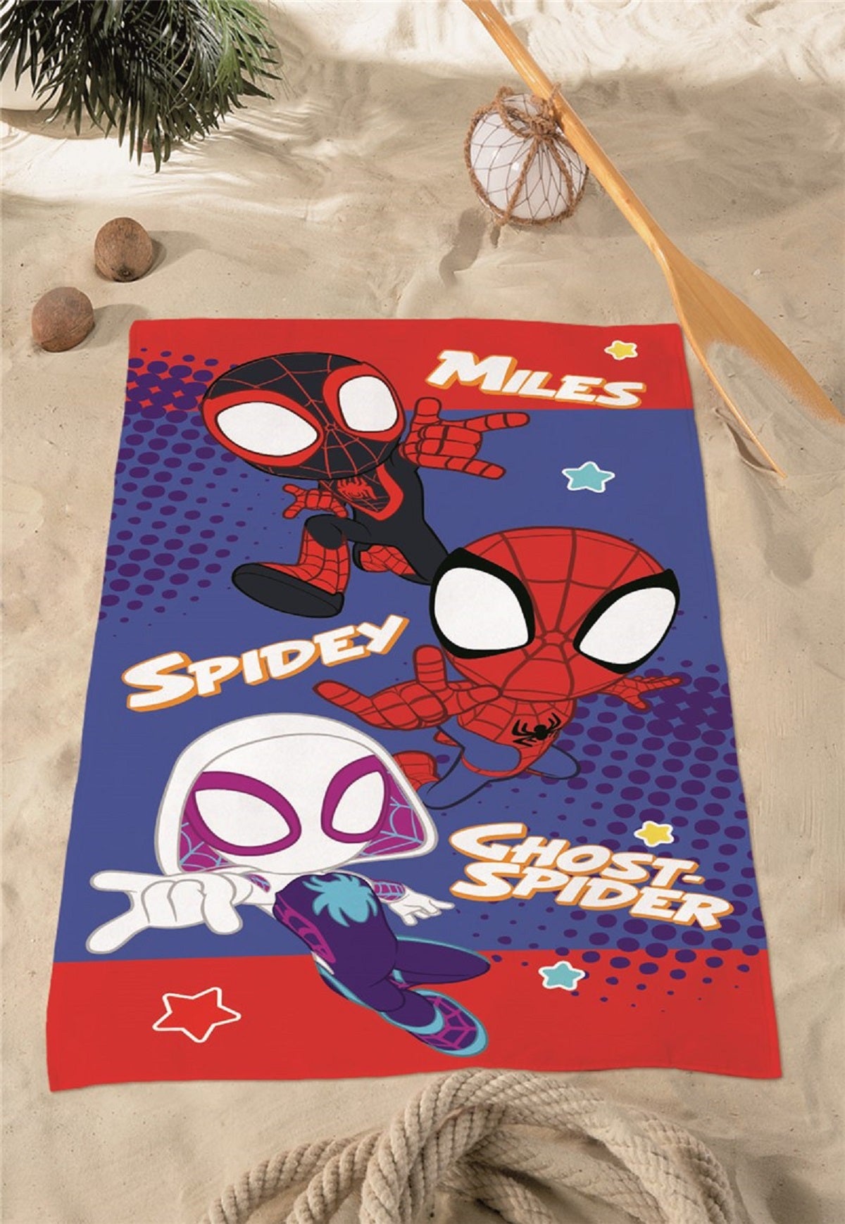 Spidey and Friends Strandtuch – 70x140 cm, 100% Polyester für den perfekten Strandtag