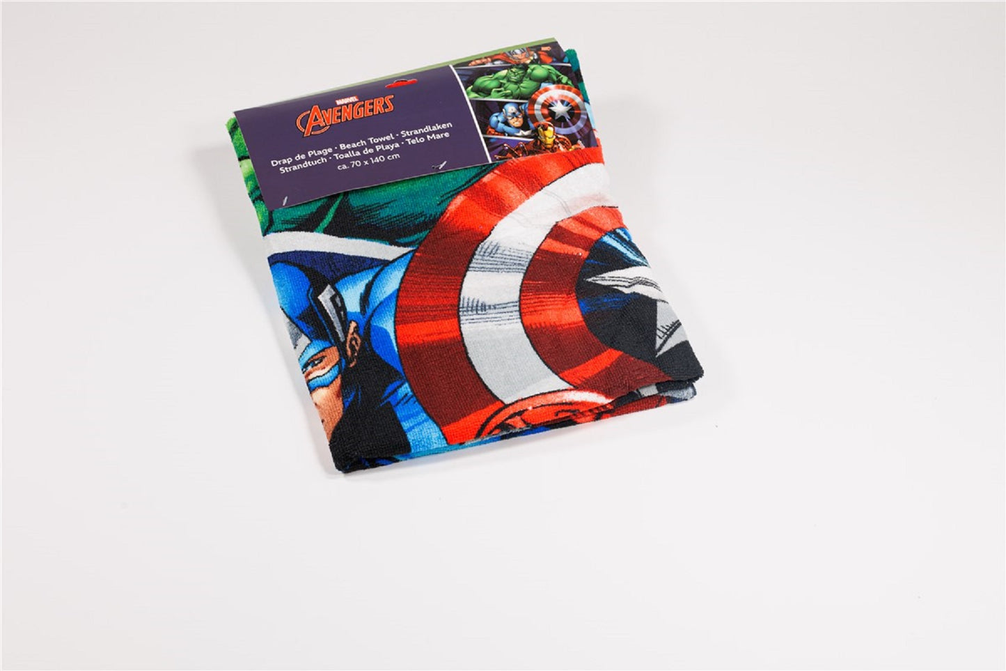 Avengers Strandtuch – 140x70 cm, 100% Polyester für Superhelden-Fans