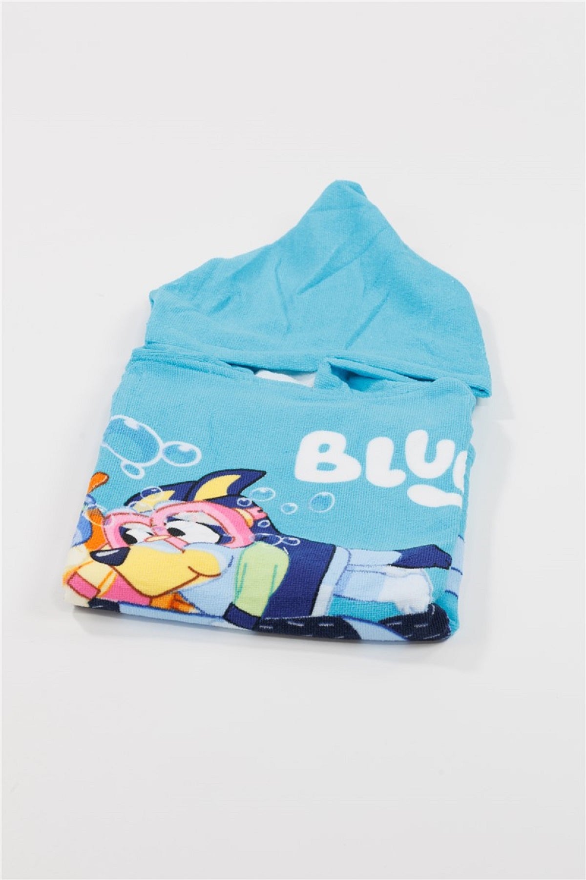 Bluey Kinder-Poncho – Weiches Badecape aus Polyester, 55x110 cm