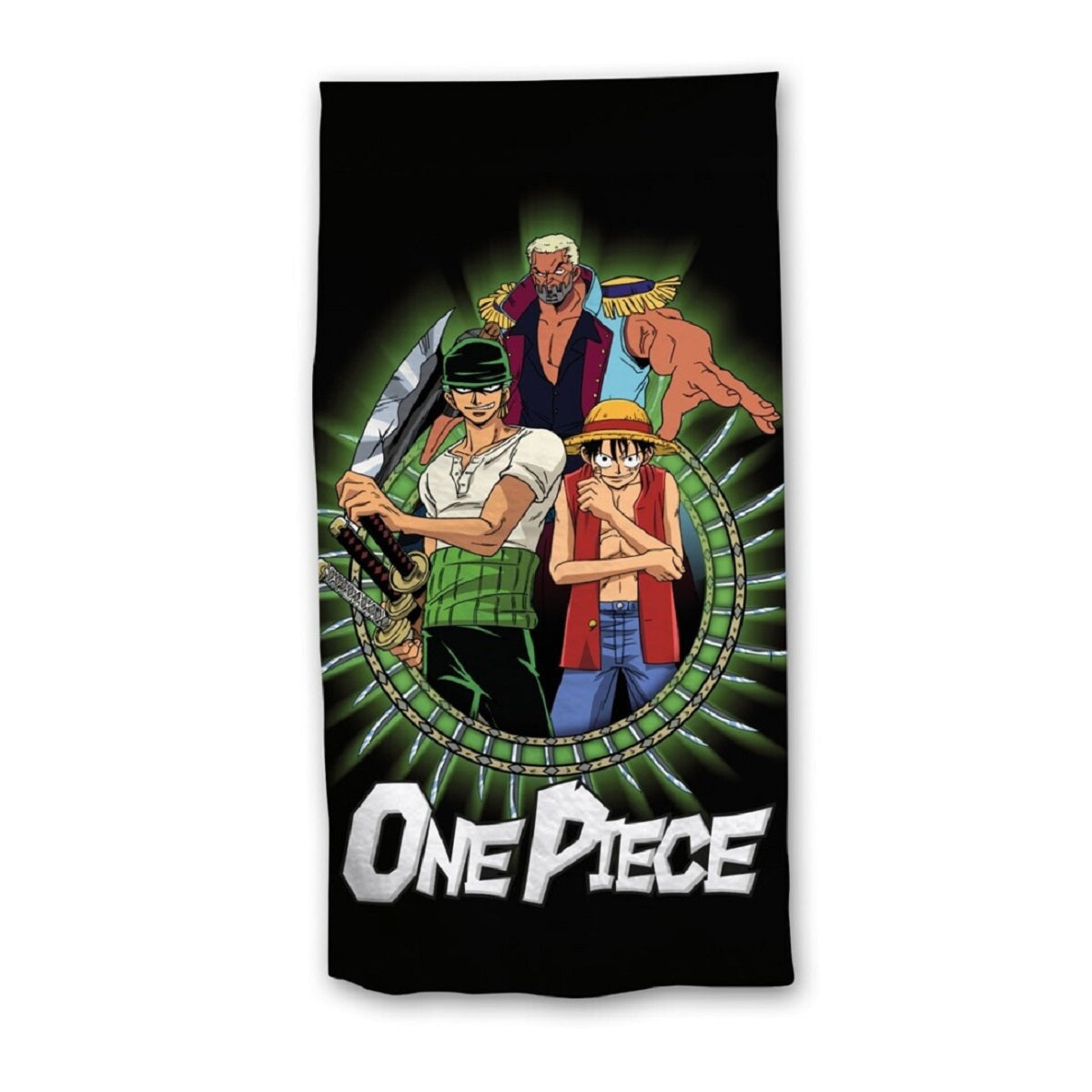 One Piece Strandtuch 140x70 cm Weiches & saugfähiges Badehandtuch für Fans