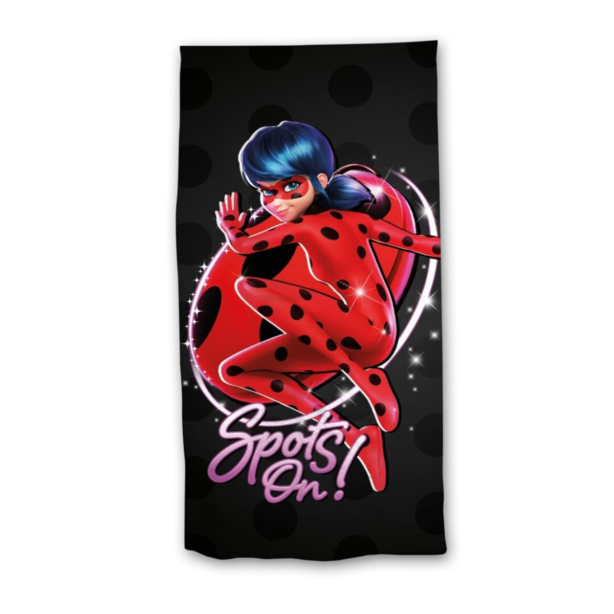 Miraculous Ladybug Badehandtuch aus 100% Baumwolle Strandtuch 70x140 cm