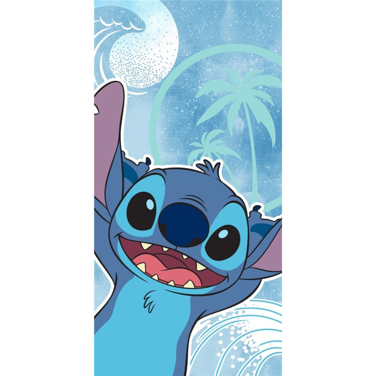Disney Stitch Strandtuch Baumwolle 70 × 140 cm für Urlaub und Strand