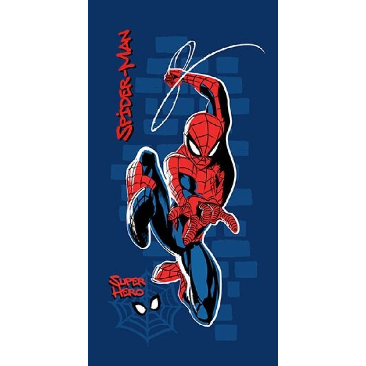 Spiderman Badehandtuch aus 100% Baumwolle Strandtuch 70x140 cm