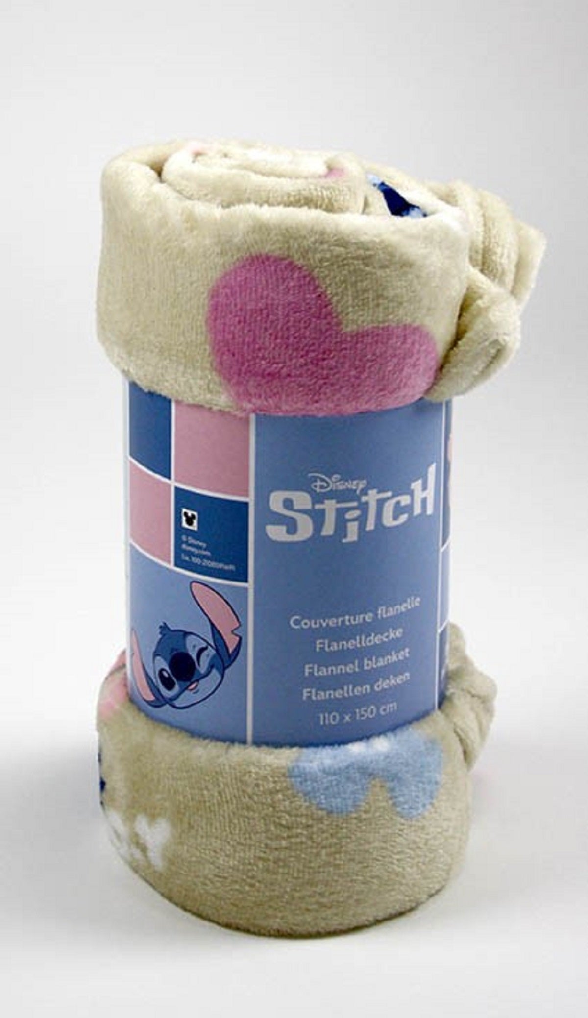 Lilo & Stitch Kuscheldecken-Set 110x150 cm Flauschige Decke & warme Mütze