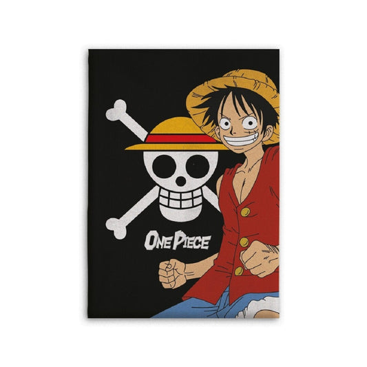 One Piece Sherpa Decke – Superweiche Kuscheldecke 110x150 cm für Anime-Fans