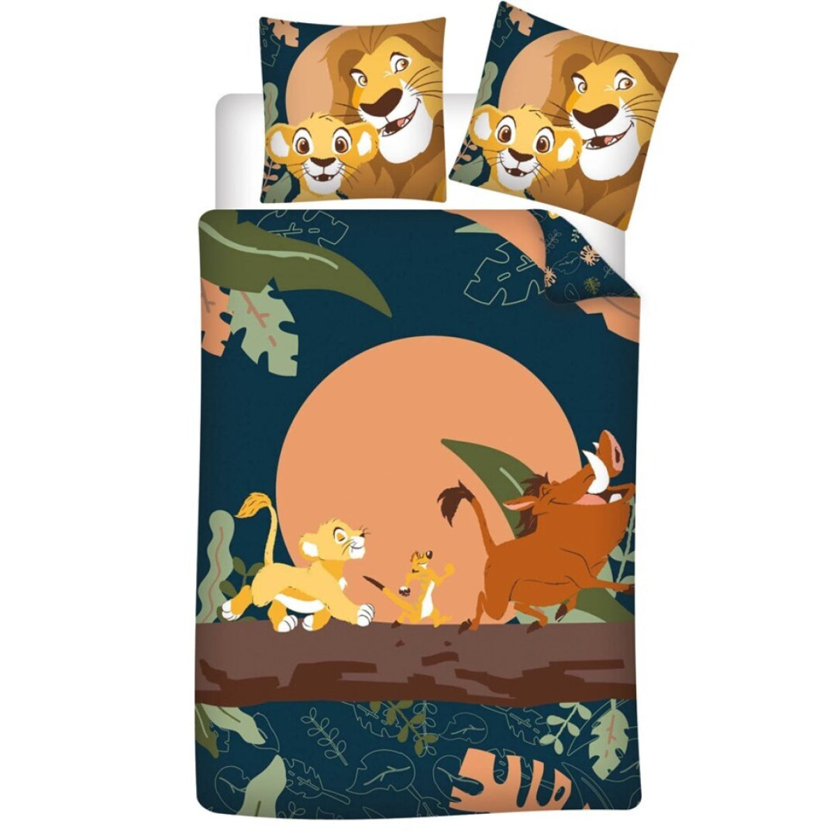 Disney Lion King Bettwäsche Set 140 × 200 cm mit Kissenbezug 65x65 cm
