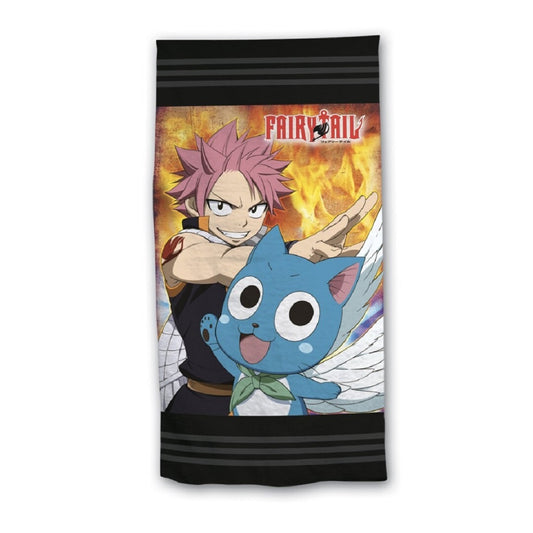 Fairy Tail Strandtuch 70x140 cm, 100% Polyester für den perfekten Strandtag