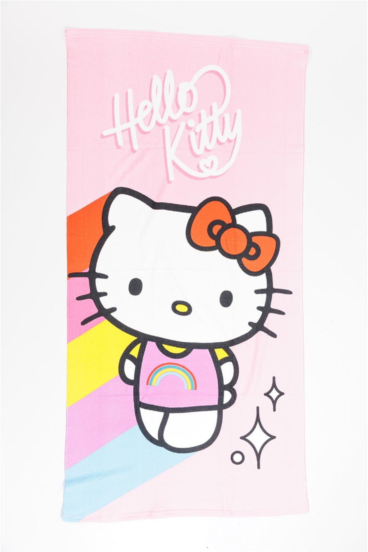 Hello Kitty Strandtuch 140x70 cm Weiches Badehandtuch für Fans