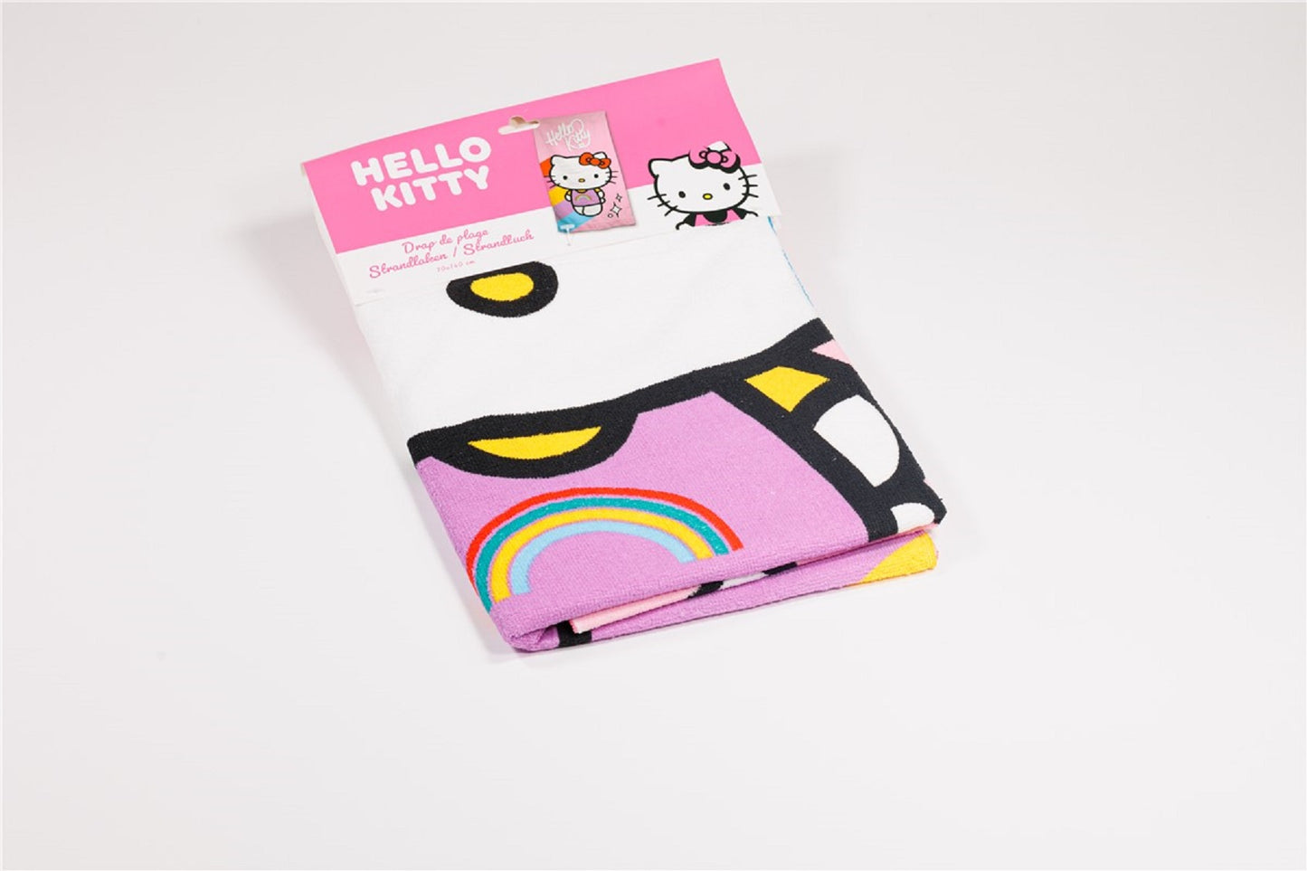 Hello Kitty Strandtuch 140x70 cm Weiches Badehandtuch für Fans