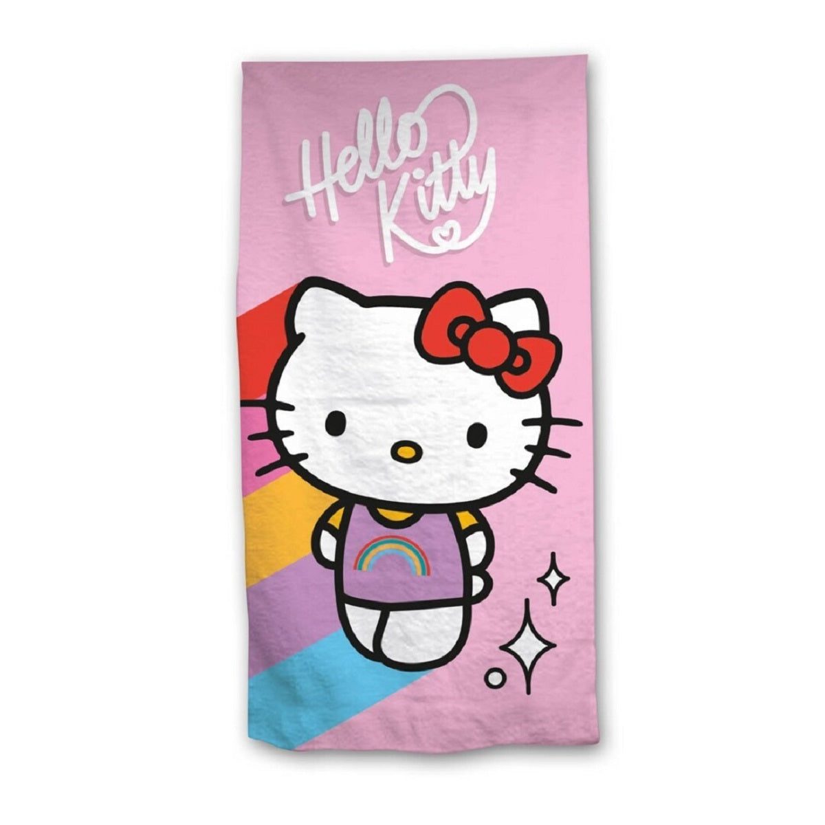Hello Kitty Strandtuch 140x70 cm Weiches Badehandtuch für Fans