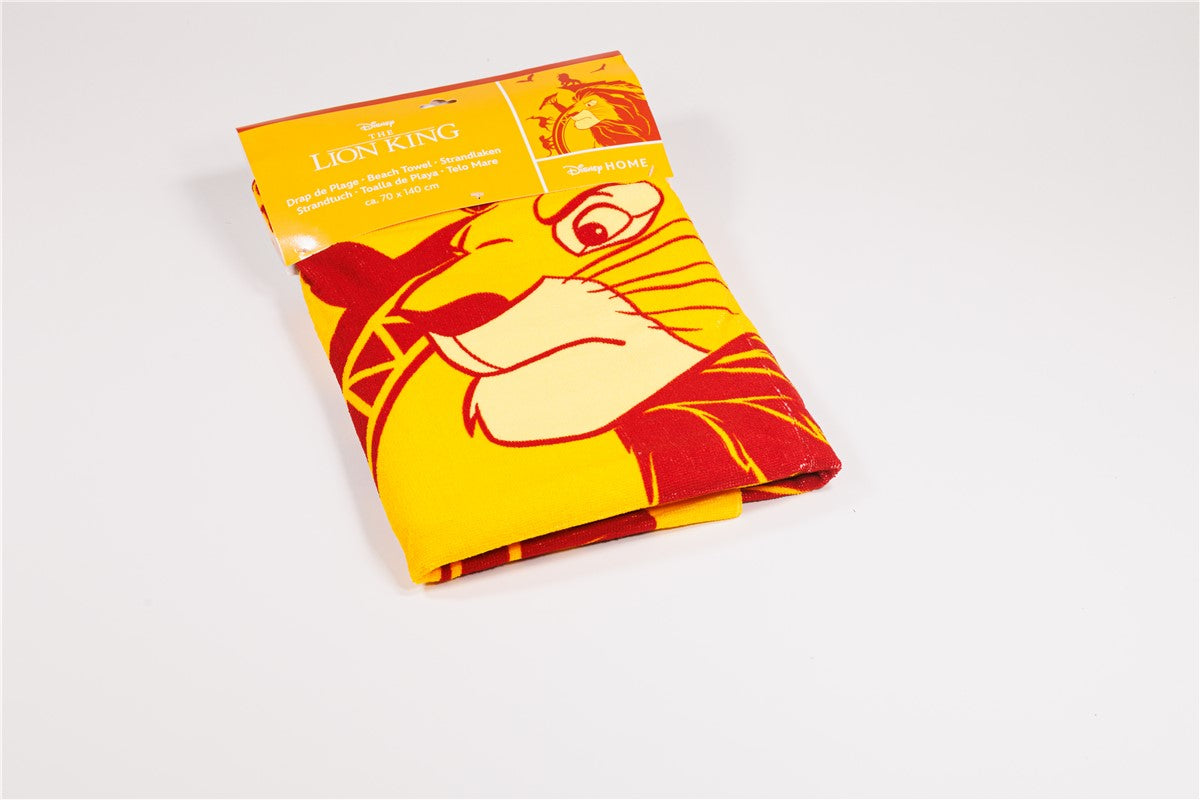 Lion King Strandtuch – 70x140 cm, 100% Polyester für den perfekten Strandtag
