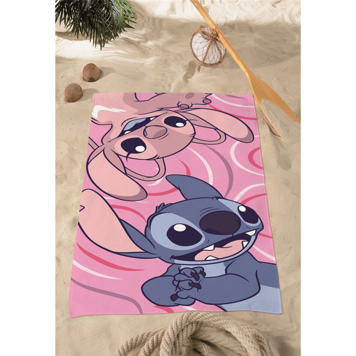 Disney Lilo & Stitch Strandtuch 70 × 140 cm leicht und schnelltrocknend