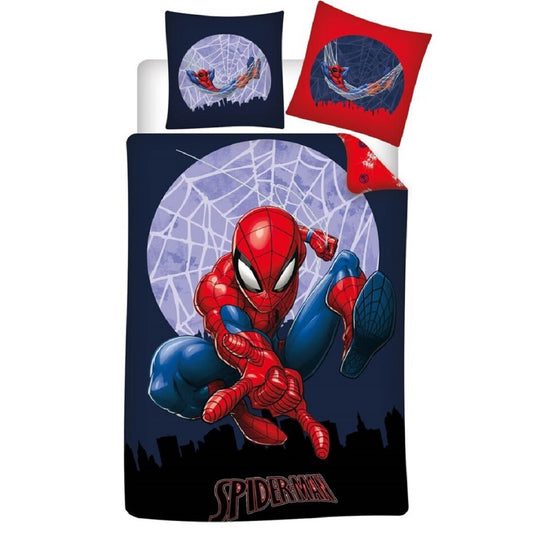 Spiderman Bettwäsche-Set Decke & Kissenbezug 140x200 + 65x65 cm