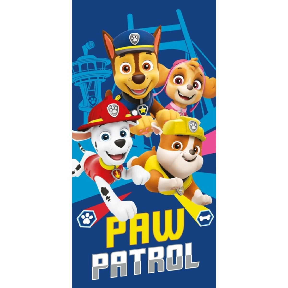 Paw Patrol 140x70 cm Strandtuch Weiches Baumwolltuch für den Sommer