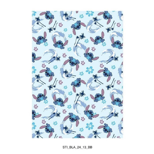 Lilo & Stitch Wohndecke Set 110x150 cm – Flauschige Decke