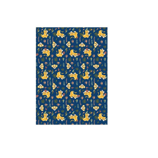 Disney Lion King Flanell Decke 110x150 cm – Weiche Kuscheldecke für Kinder & Fans