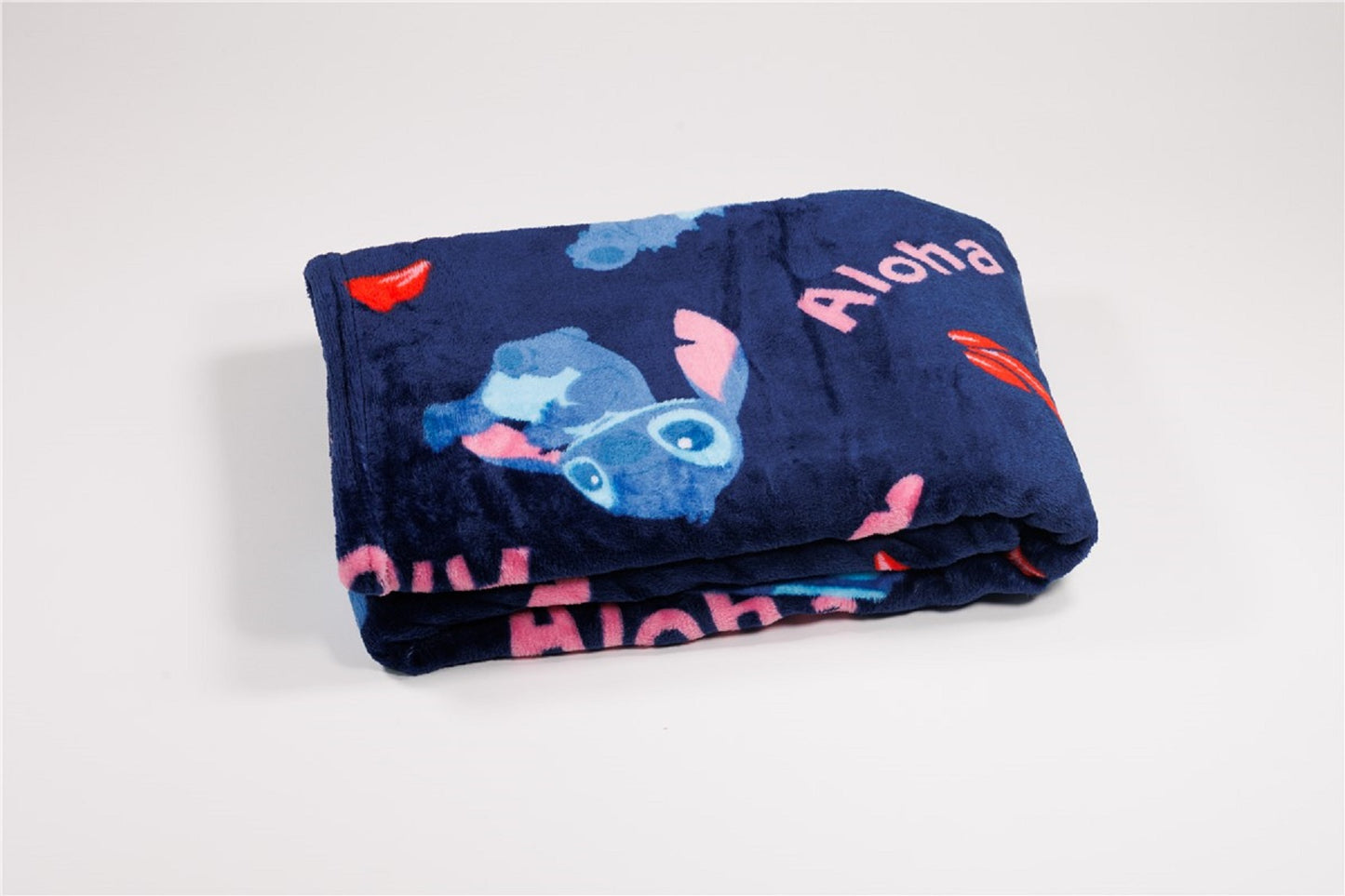 Lilo & Stitch Wohndecke Set 110x150 cm – Flauschige Decke