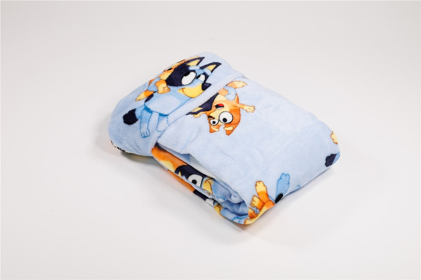 Bluey Kuscheldecken-Set 120x150 cm Flauschige Decke & Warme Kapuze