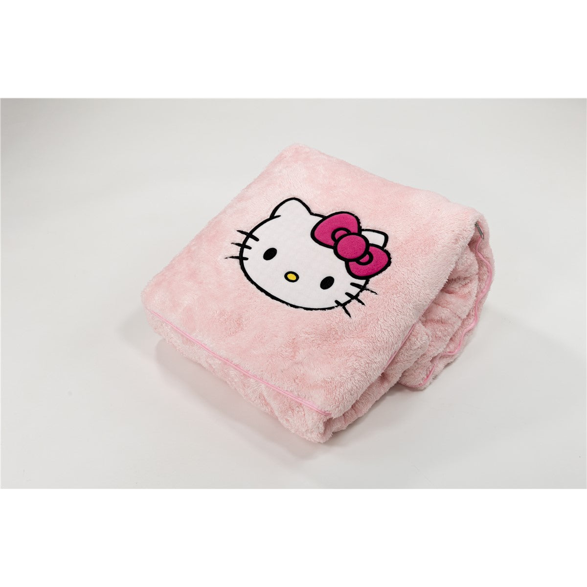 Sanrio Hello Kitty Kissen Kuscheldecke 40x40 / 100x150 cm weich & warm