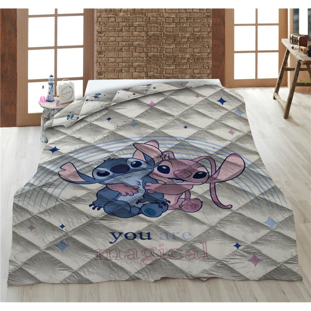 Disney Lilo & Stitch Bettdecke 140 × 200 cm für Einzelbett