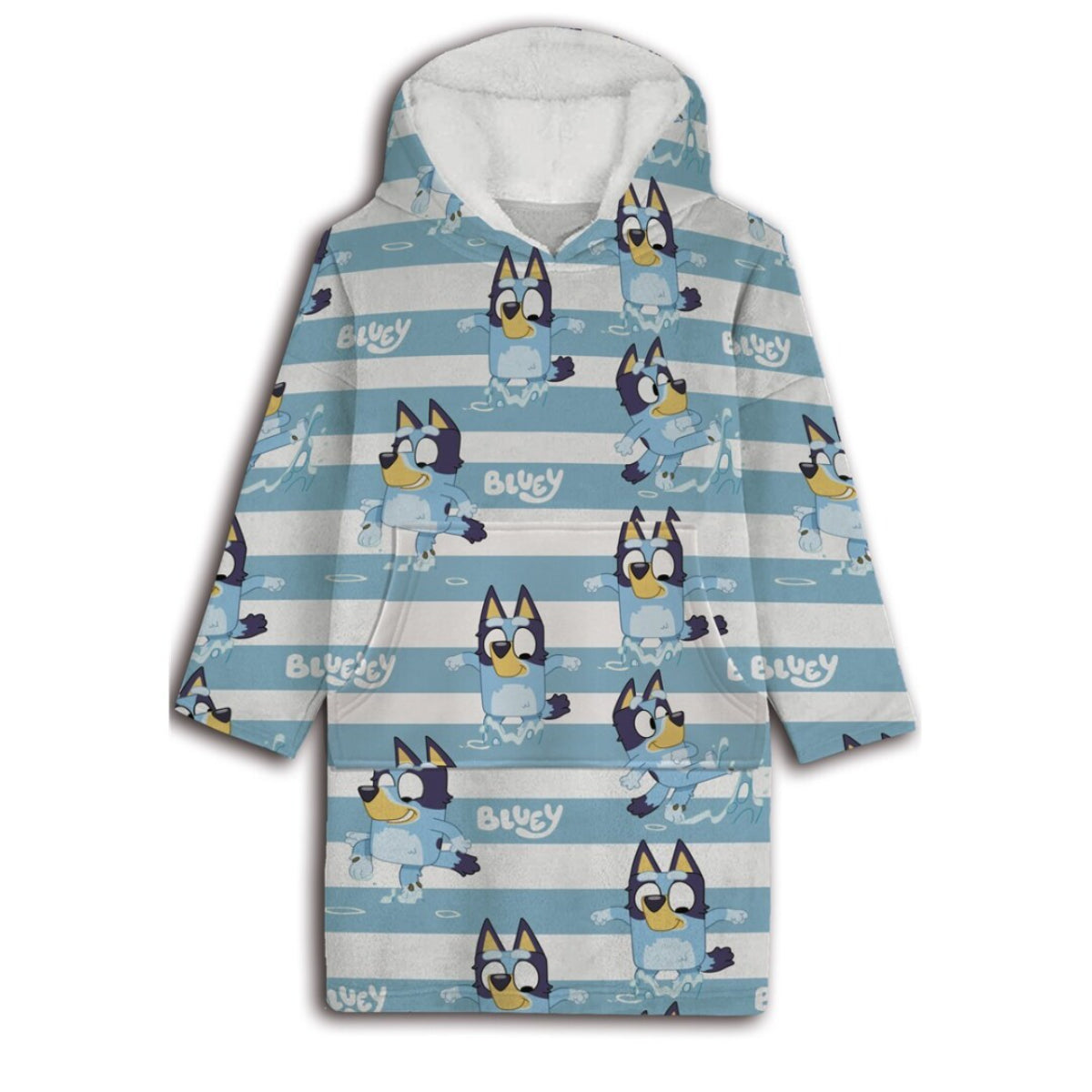 Bluey Sweat Poncho Kinder 7–14 Jahre Kuschelponcho mit Kapuze